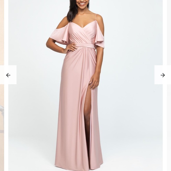 COPY - Beautiful blush Allure Bridals Bridesmaid Dress!! Worn once! - Picture 2 of 3